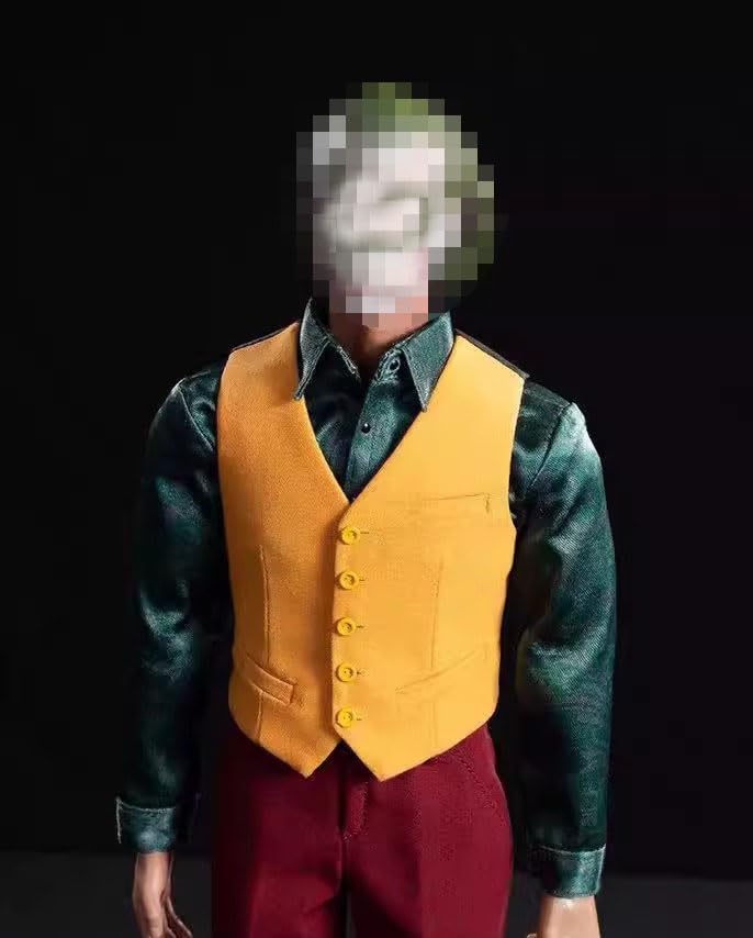 1/6 Ratio of Men's Clothing，1/6 Scale Male Figure Sport Suit，1/6 Scale Male Clothes ，Set in red4