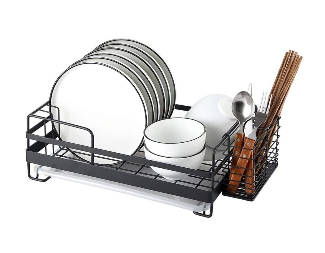 Egouttoir Vaisselle Panier À Vaisselle en Acier Inoxydable 304 Une Seule Couche Rangement Cuisine