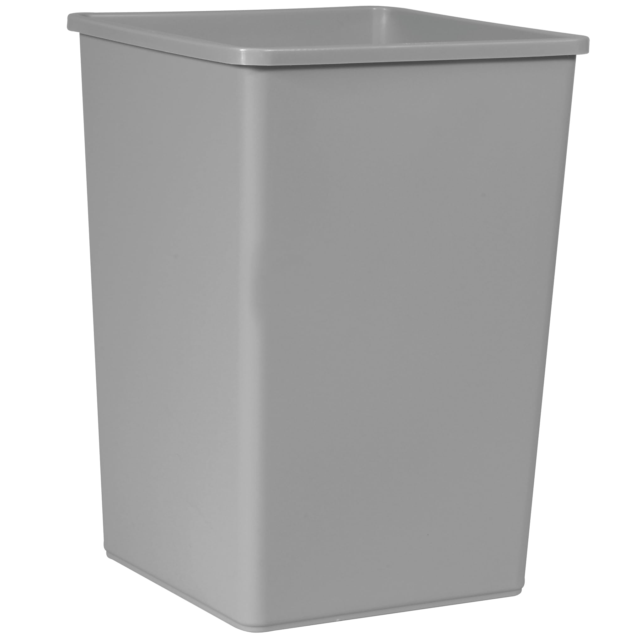 Rubbermaid Commercial Products Commercial Products FG395800GRAY 132 l Poubelle, Carrée Intouchable, Gris