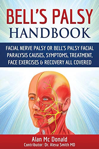 Bell's Palsy Handbook: Facial Nerve Palsy or Bell's Palsy facial paralysis causes, symptoms, treatment, face exercises & recovery all covered