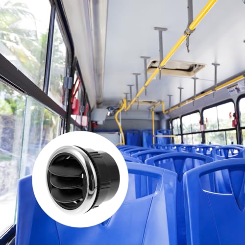ibasenice Runder Klimaanlage Auslass 2St 8,7Cm Abs LüFtungsschlitze FüR Wohnmobil, Bus Und Baufahrzeuge - Einfache Installation Und Effektive Luftverteilung