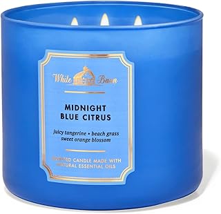 White Barn 3-Wick Candle w/Essential Oils - 14.5 oz - New Core Scents! (Midnight Blue Citrus)