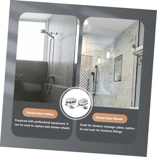 Ruedas ajustables para puertas de ducha y mamparas 6