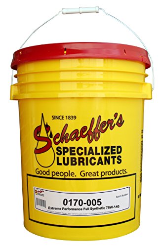 Schaeffer Manufacturing Co. 0170-005 Extreme Performance Full Synthetic Oil, 5 Gal
