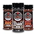 10-42 BBQ Variety Pack Barbecue Dry Rub Seasoning Set - Southern BBQ Taste 3 Pack - for Ribs, Chicken, Brisket, Chicken Wings, Pork and More - Made in USA