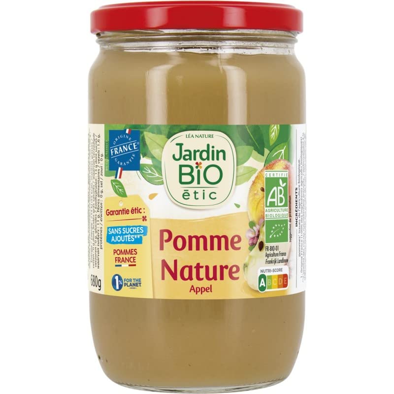 Dessert Biofruit à la pomme Jardin Bio Etic - 680g de plaisir bio pour une alimentation saine - Lot De 2