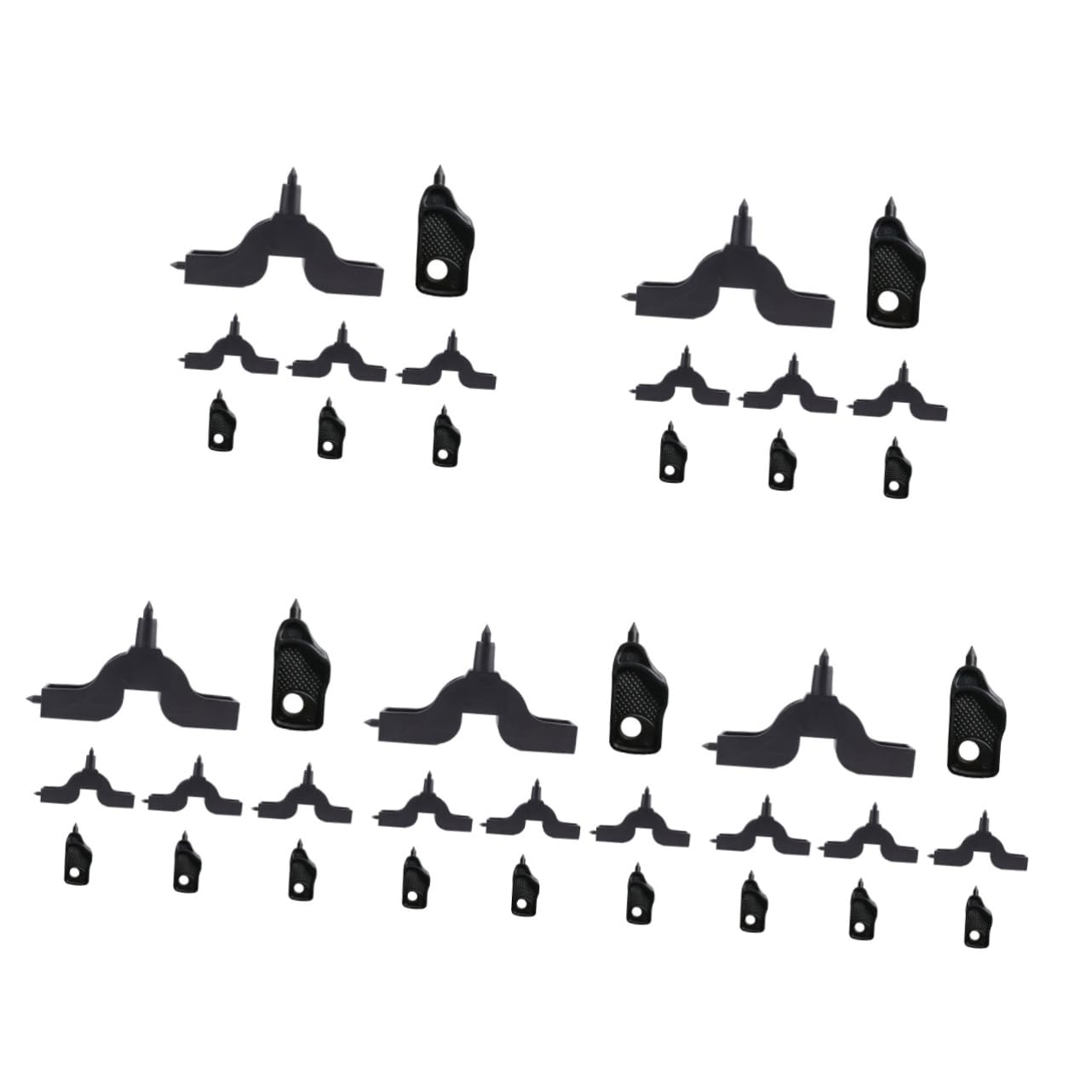 Didiseaon 5 Set Perforatore Per Irrigazione A Goccia Bobina Per Irrigazione Da Giardino Tubo Flessibile Per Irrigazione A Goccia Ugello Per Tubo Flessibile Da Giardino 8 pezzi * 5