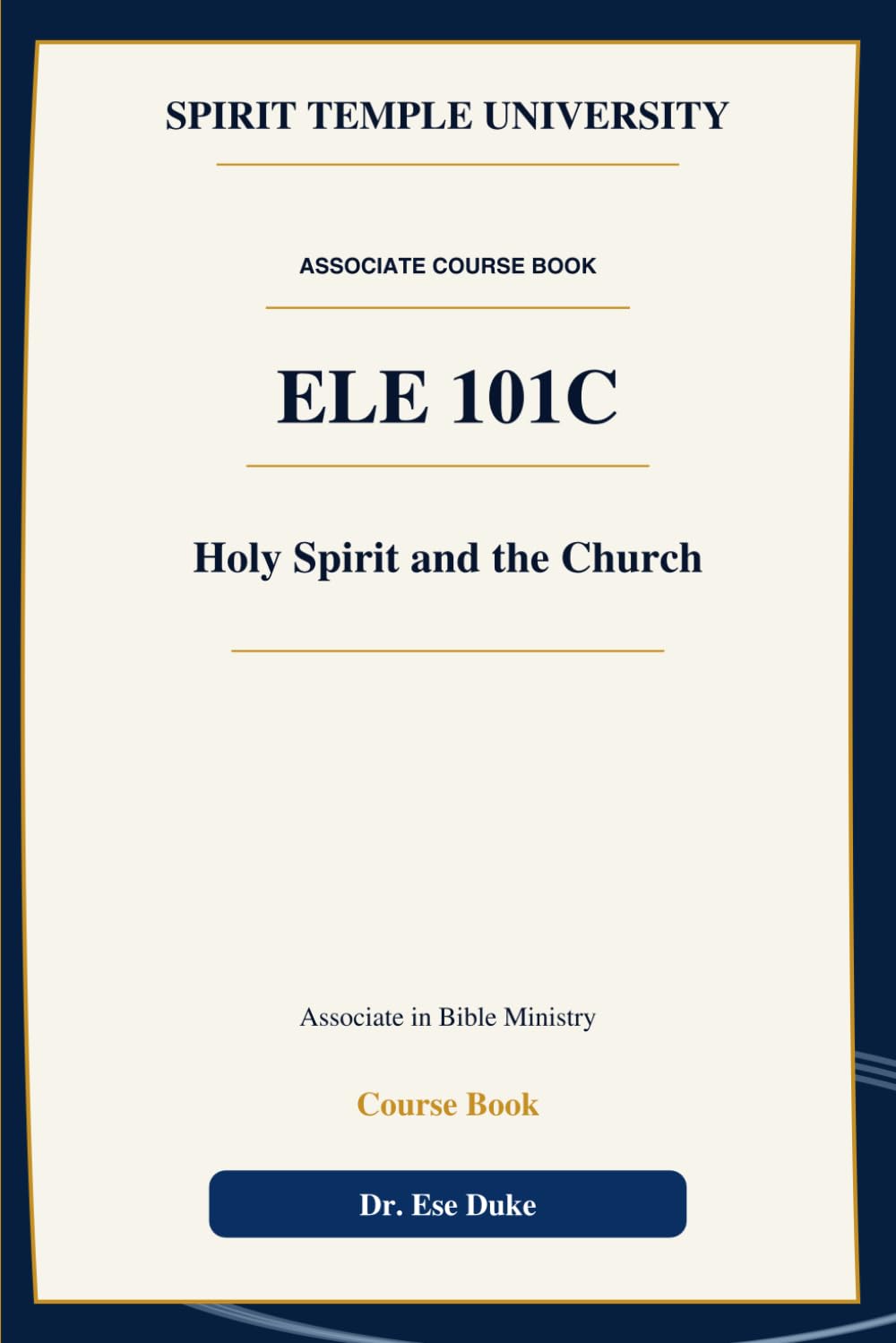 Holy Spirit and the Church