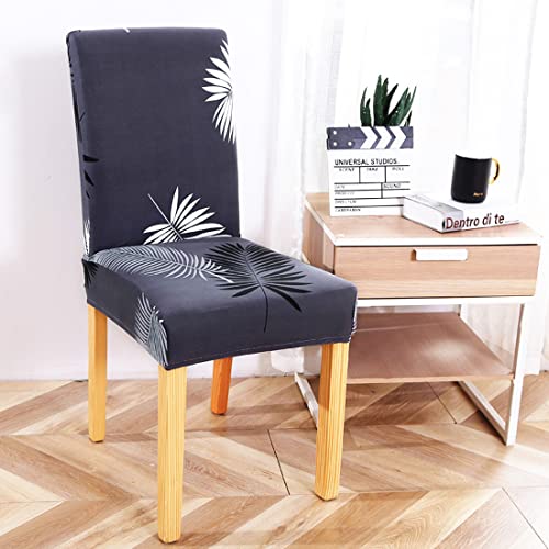 TOMMO Dining Room Chair Covers Set of 4, Stretch Removable Washable Spandex Dining Chair Slipcovers Protectors - Image 4