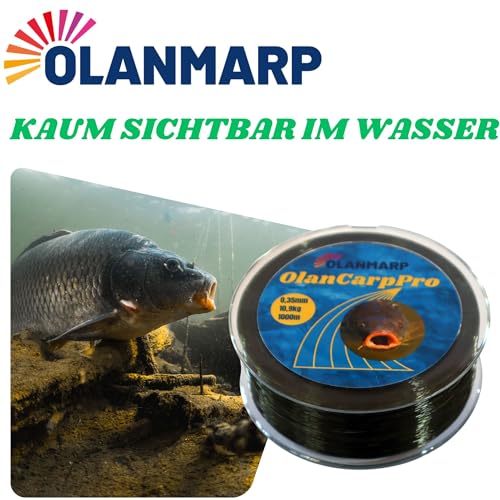 Karpfenschnur Olanmarp monofile Zielfischschnur 1000 m aus Nylon