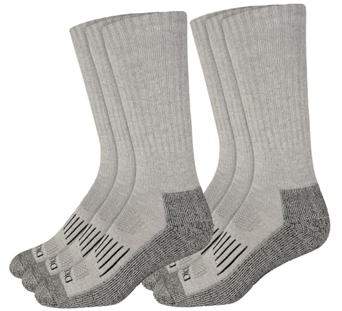 Dickies Men's Heavyweight Cushion Compression Work Crew Socks (3 & 6 Pairs)