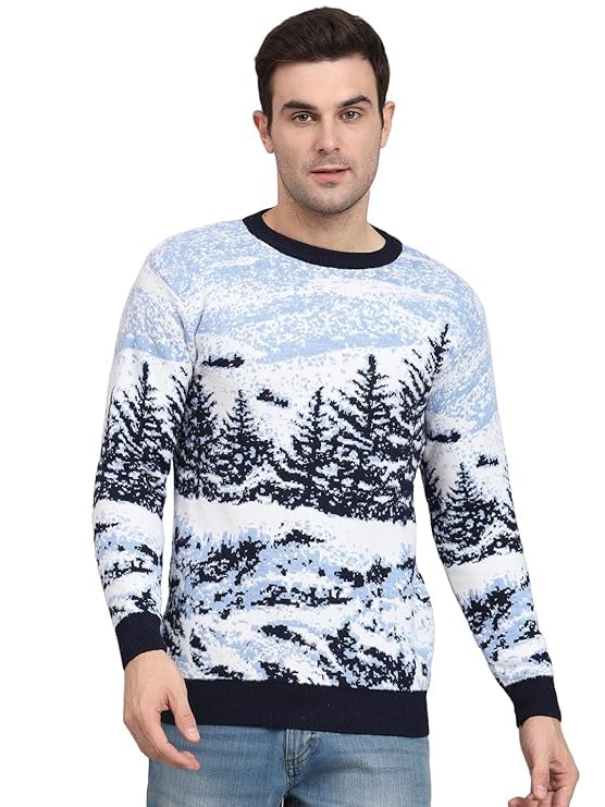 Muskan Knitwear Men's Sweaters for Winter Wear (in, Alpha, M, Regular, M, SKU Blue)-picture-54