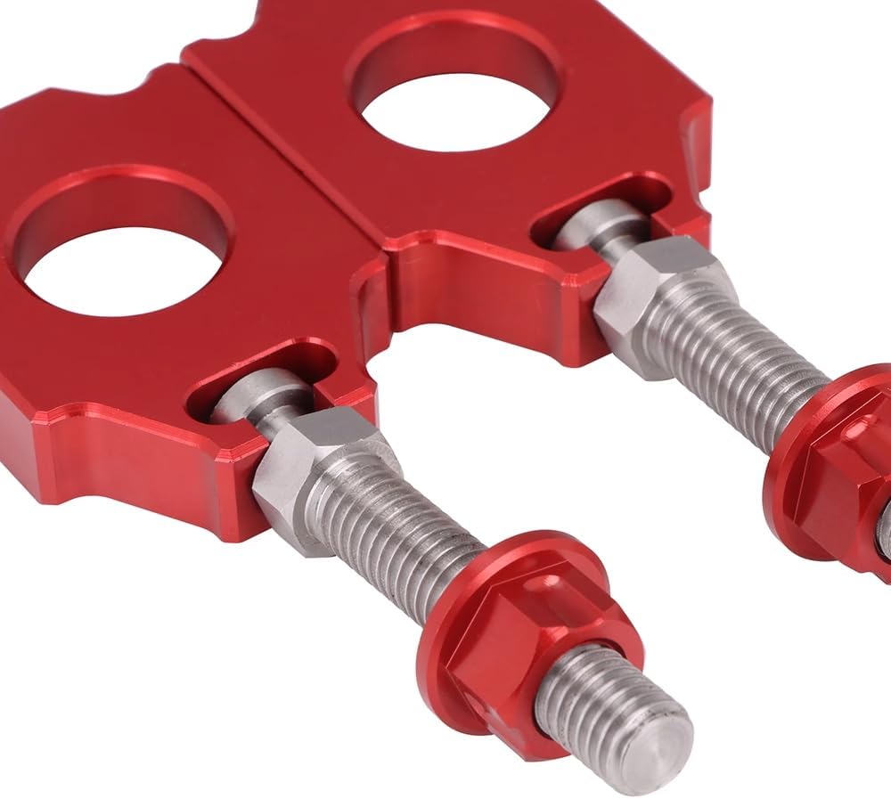 CNC REAR AXLE BLOCKS CHAIN ADJUSTER BOLTS For CRF250L CRF250M 12-19 CRF250R 17-19