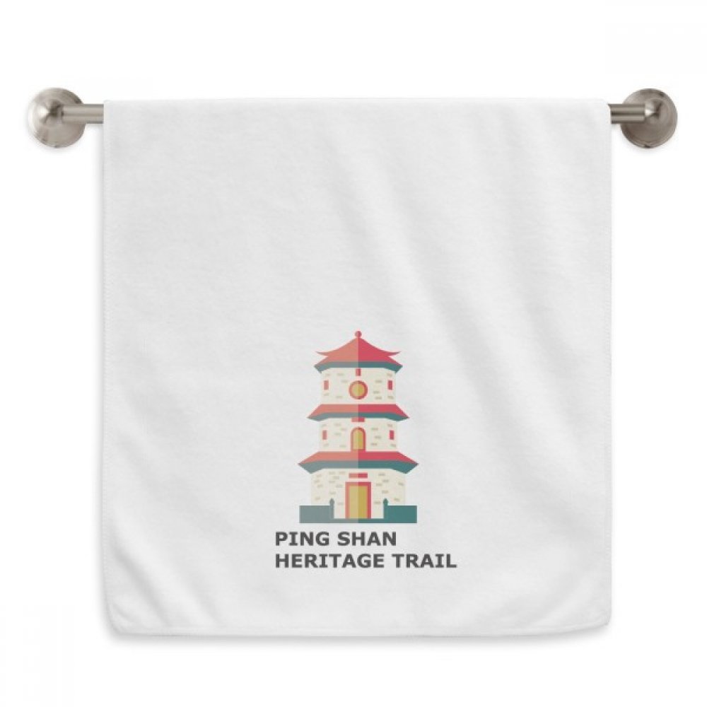 Serviette moelleuse Hong Kong Shan blanche haute qualité