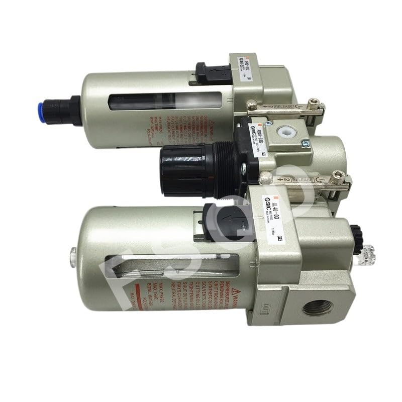 AC40-04/04D/03G Air Combination Air Filter+Regulator+Lubricator Source Pneumatic Automatic Drain Pneumatic Components Tool(AC40-04)