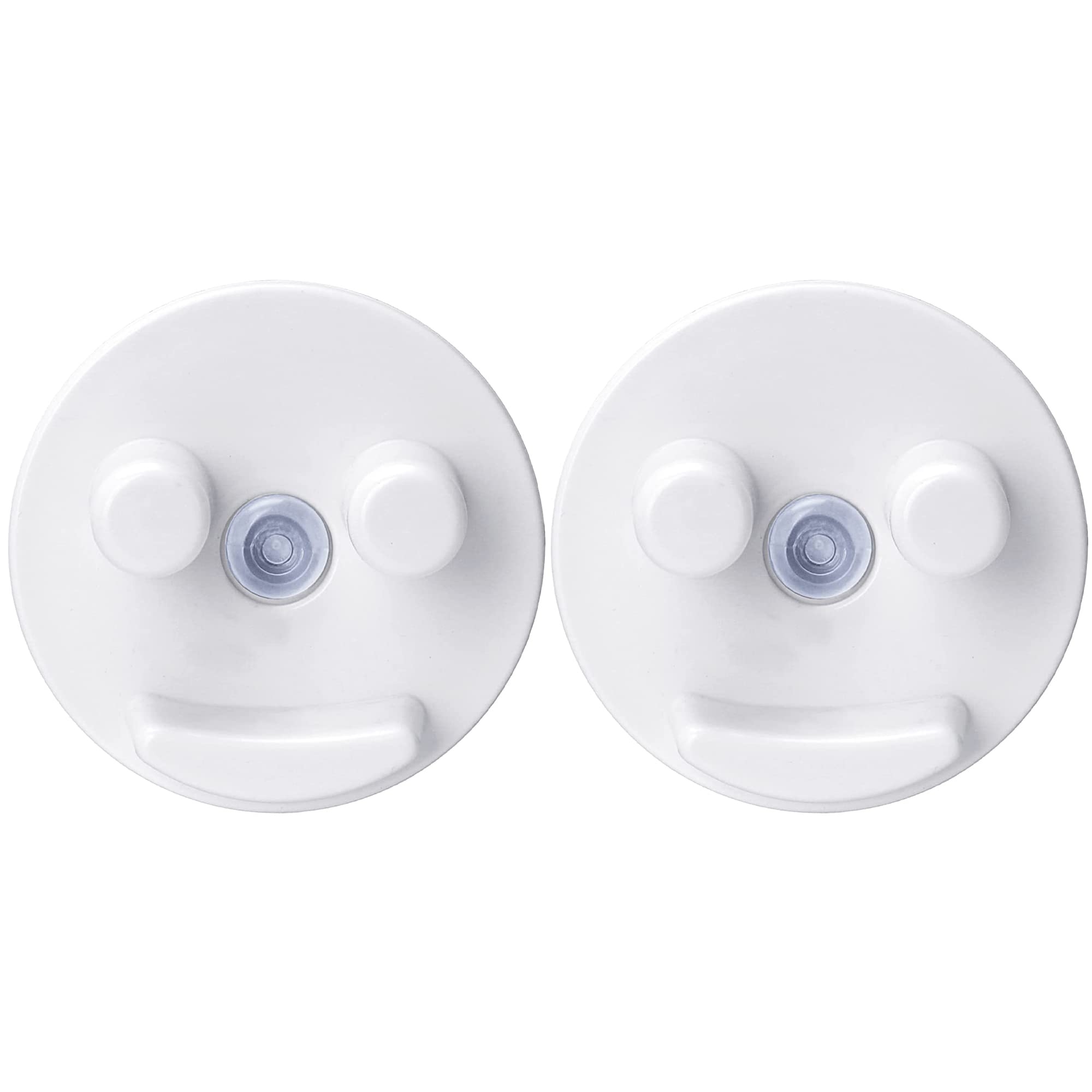 Sponge Holder for Kitchen Sink and Bathroom, 2 Pack, Sponge Organizer with Suction Cup, Sponges Not Included(Patent Registering) (White+White)