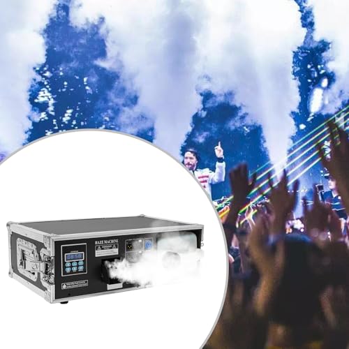 Máquina de humo portátil 1500W alta potencia con control remoto y tanque de 3L para efectos de escenario, fiesta y boda miniatura 7