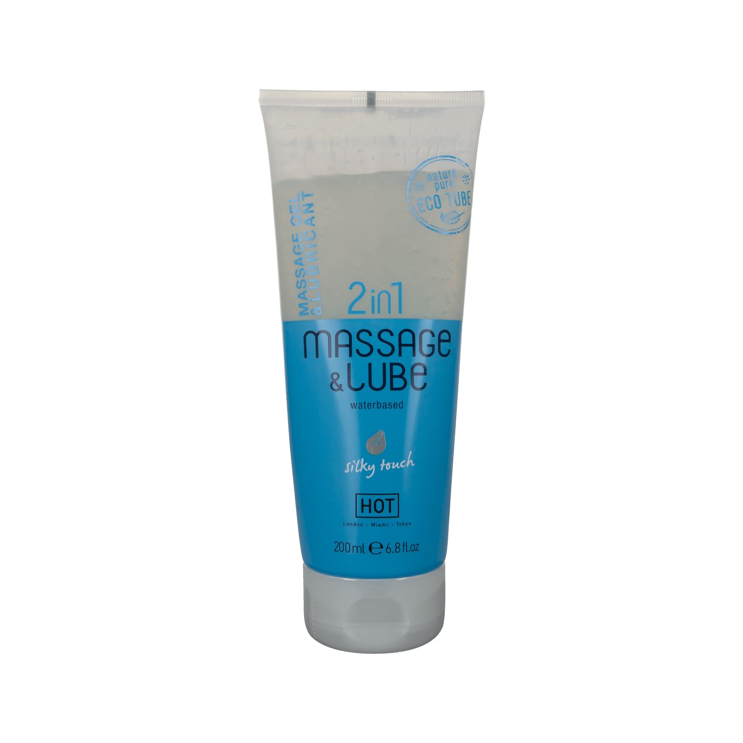 HOT 2 in 1 Hot Massage Gel and Lubricant, Silky Touch