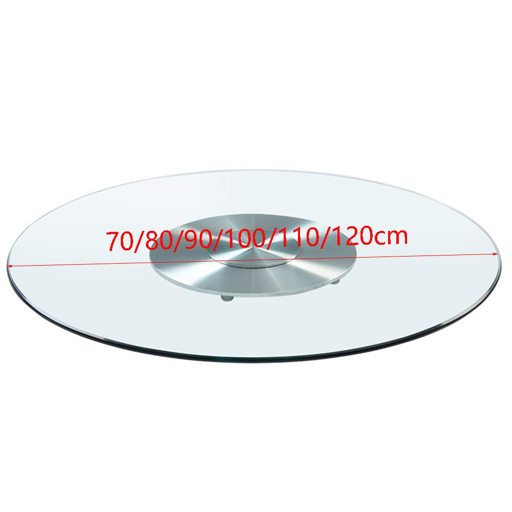 Générique Plateau tournant Lazy Susan pour Grande Table à Manger, Plateau tournant de 70 à 120 cm (28 à 47 Pouces), Surface Lisse et Pratique pour Partager Les Aliments.