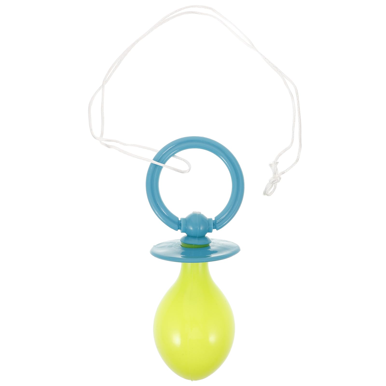 LUOZZY Halloween Party Cosplay Pacifier Props Reusable Large Pacifier Model with Rope Plastic Pacifier Atmosphere Prop for Halloween Cosplay Party Favors - Blue