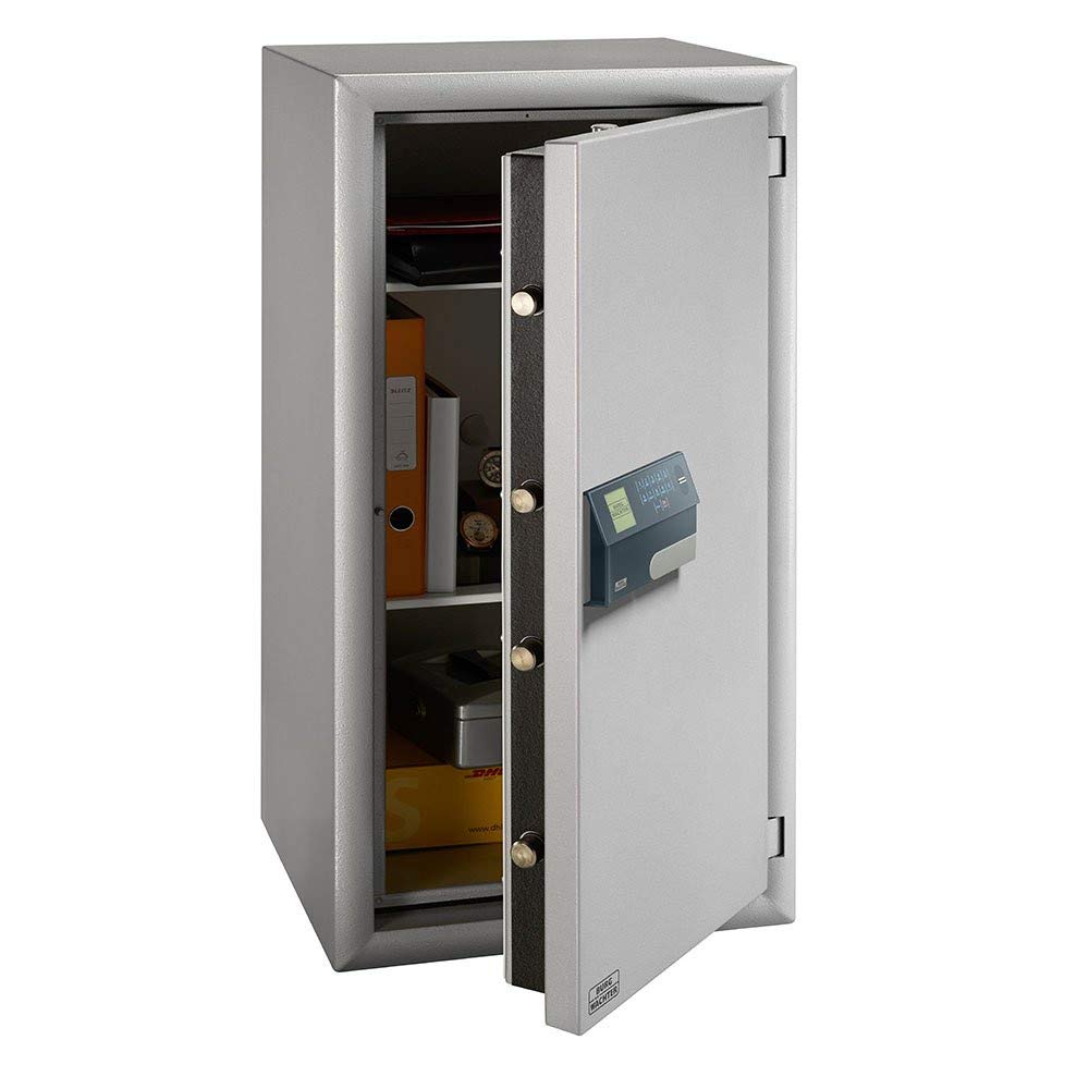 Burg-Wächter MTD 780 E FP, cerradura electrónica con módulo de huellas dactilares, caja fuerte de protección contra incendios, resistencia I, resistencia al fuego LFS 68