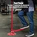 SUNEX TOOLS 6810A, Underhoist Support Stand with Foot Pedal, ¾ Ton Capacity, Large Base, Bearing Mounted Spin Handle, Height Adjustment Under Load, Lightweight, Supports Vehicle Components Only