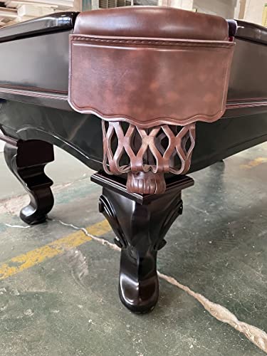 8 Ft. Tunierpoolbillard Billardtisch Pool Modell Webster Nr.:28 Billard mit 3cm starken Schieferplatten Tuchfarbe blau Gestellfarbe Nussbaum – Bild 3