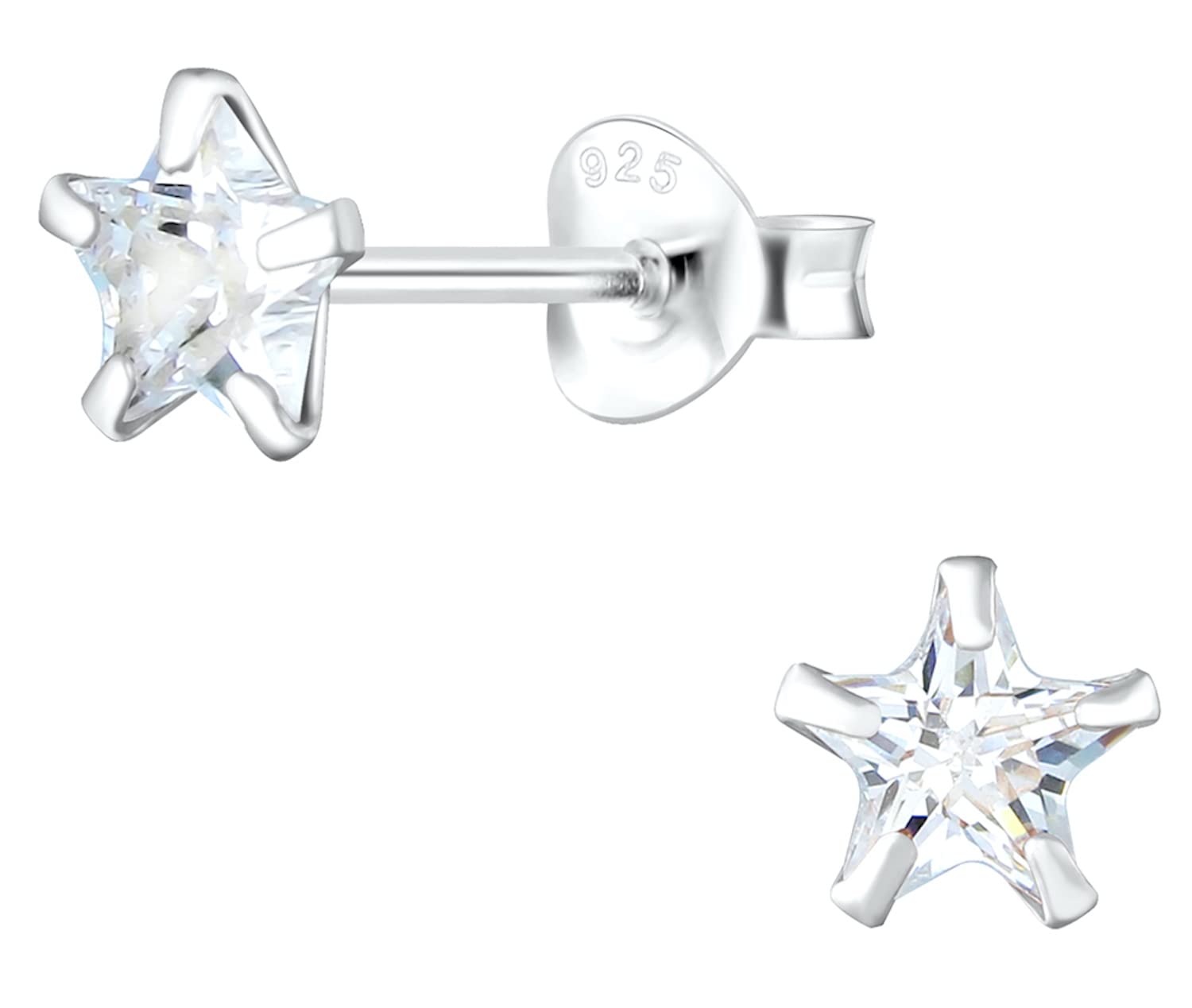 Aww So Cute 925 Sterling Silver Hypoallergenic Star Stud Earrings for Babies, Kids & Girls | Diwali Gift/Birthday Gift | Comes in a Gift Box | 925 Stamped with Certificate of Authenticity | ER1783 (B08LSNDK8P) Amazon Price History, Amazon Price Tracker