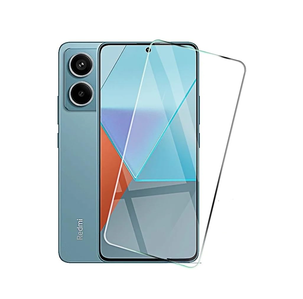 Xiaomi Redmi Note 13 Pro Clear 9H Hardness 0.33mm Thin 3D ARC Edge Anti-Explosion Tempered Glass Screen Protector Compatible for Redmi Note 13 Pro 2023 (Clear Glass)