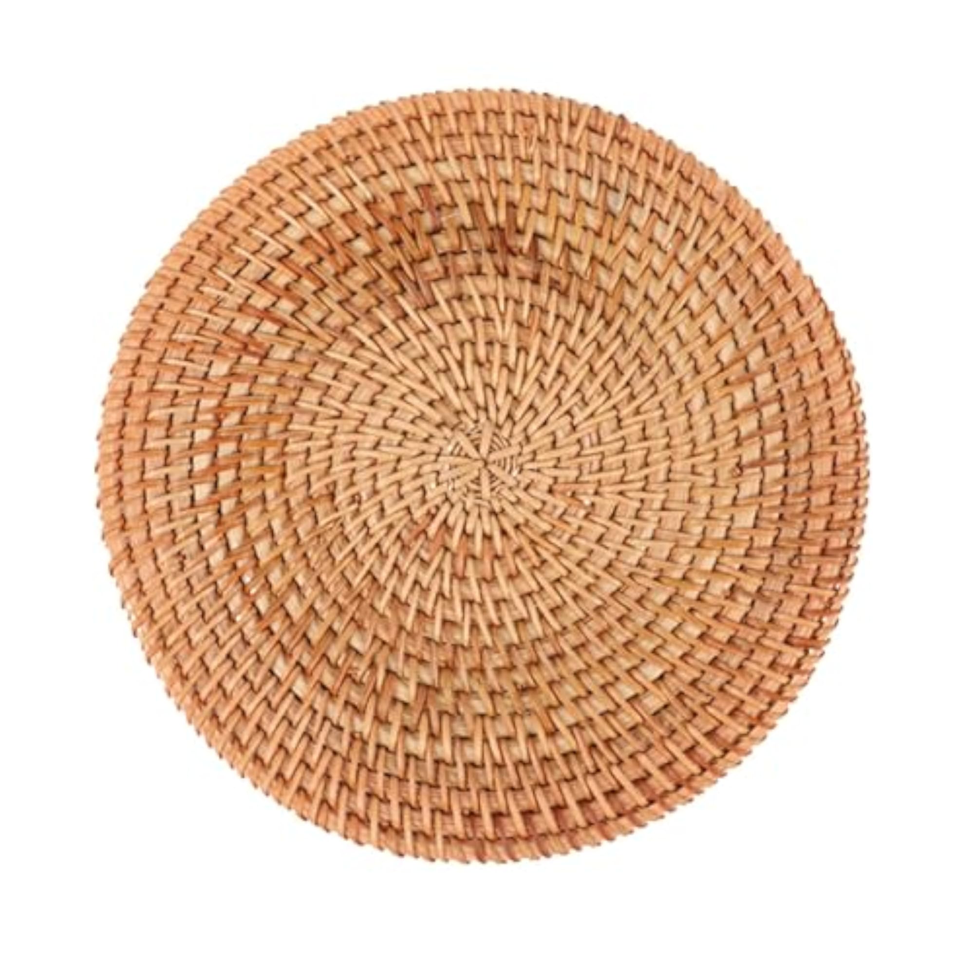 3xRound Rattan Placemats for Kitchen and Dining