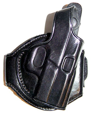 Tagua LANK-635 Springfield XDS 45 Leather Ankle Holster, Black, Right Hand