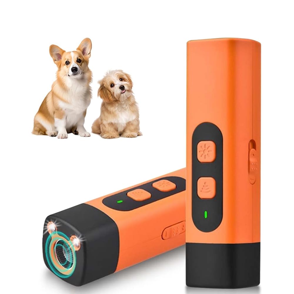 Anti Barking Device for Dogs, Ultrasonic Dog Repeller - 30ft Range, 2025 New Anti Barking Device with LED Flashlight, Stop Bad Behavior Without Yelling or Swatting for Small Medium Large Dogs (2) — image 1