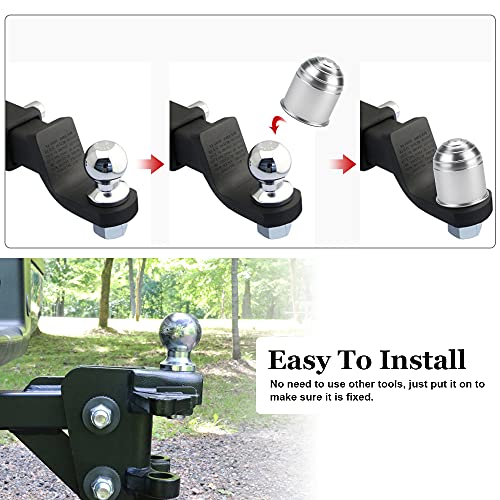 Stcrerag - 2 coprisfere di traino universale da 50...