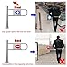Stainless Steel 1-Way Safety Revolving Door for Supermarkets, Industrial Half Waist Gate Entrance/Exit Device (50x100cm) - Durable and Secure Access Solution