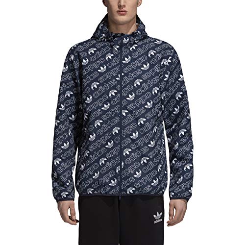 adidas Originals Men's Monogram Tracktop, Collegiate Navy, S at