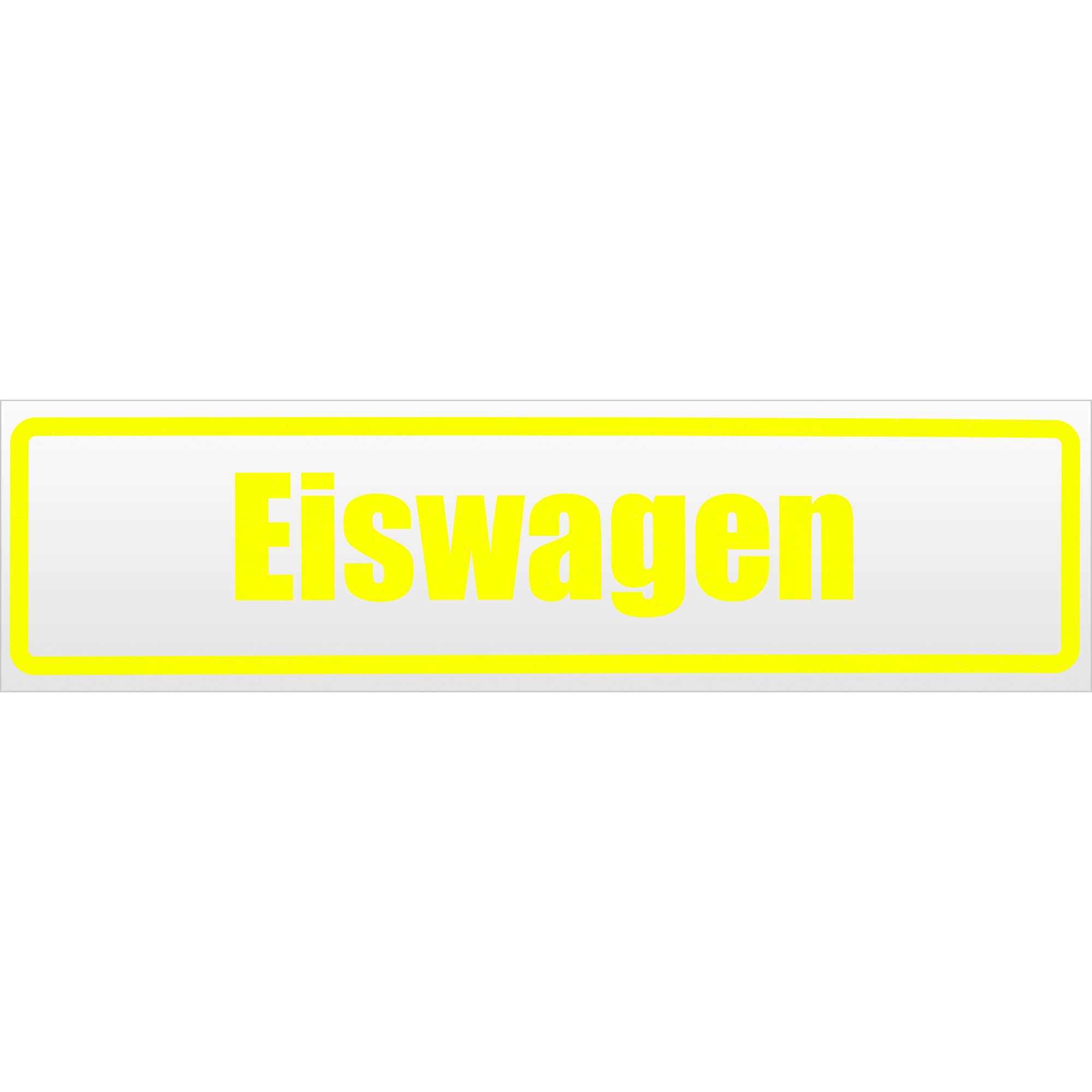 Kiwistar Magnetschild Presse – 30 Cm Neongelb, Magnetisch Für Auto & Metall