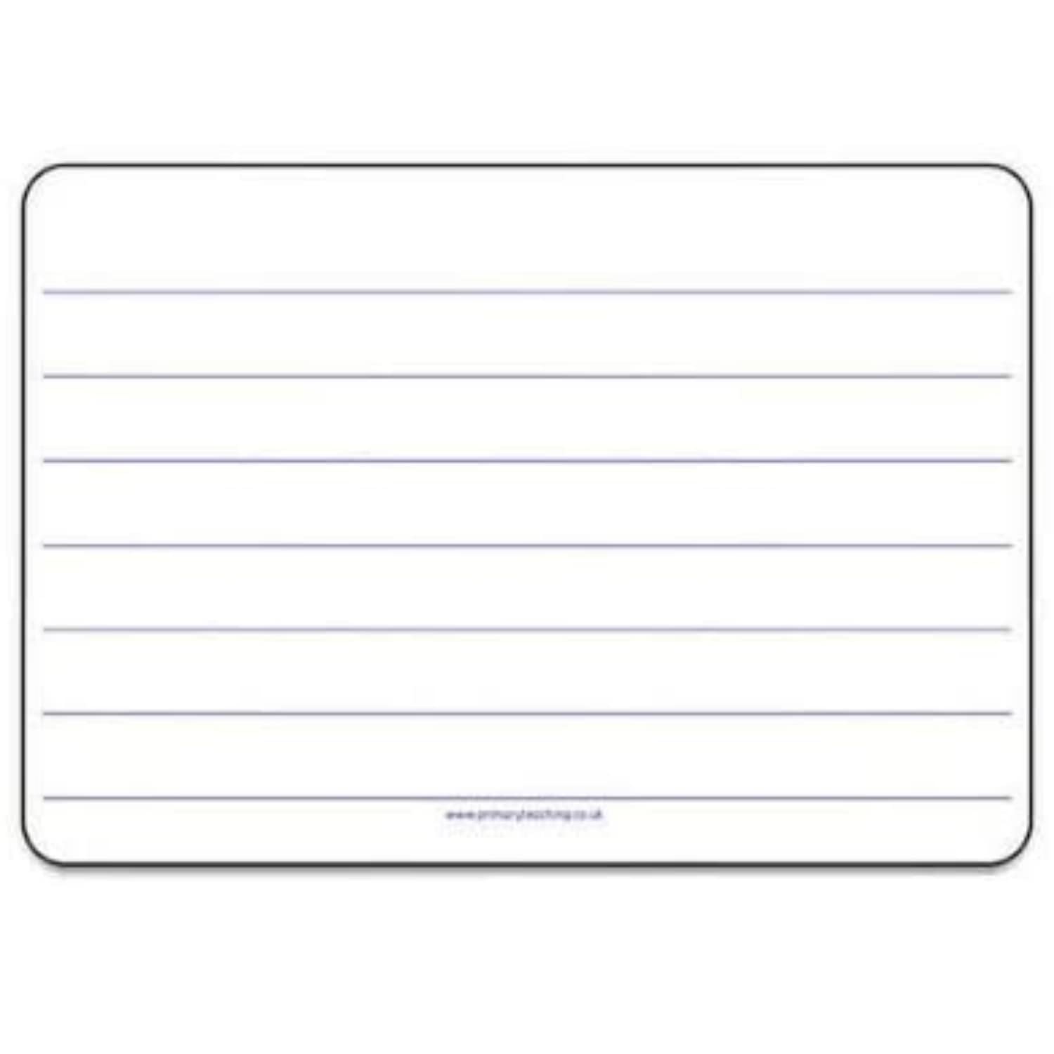30 Double Side Dry Wipe Clean Lined Childrens Pupils School Teachers English Literacy Whiteboards A4 Primary Teaching Services