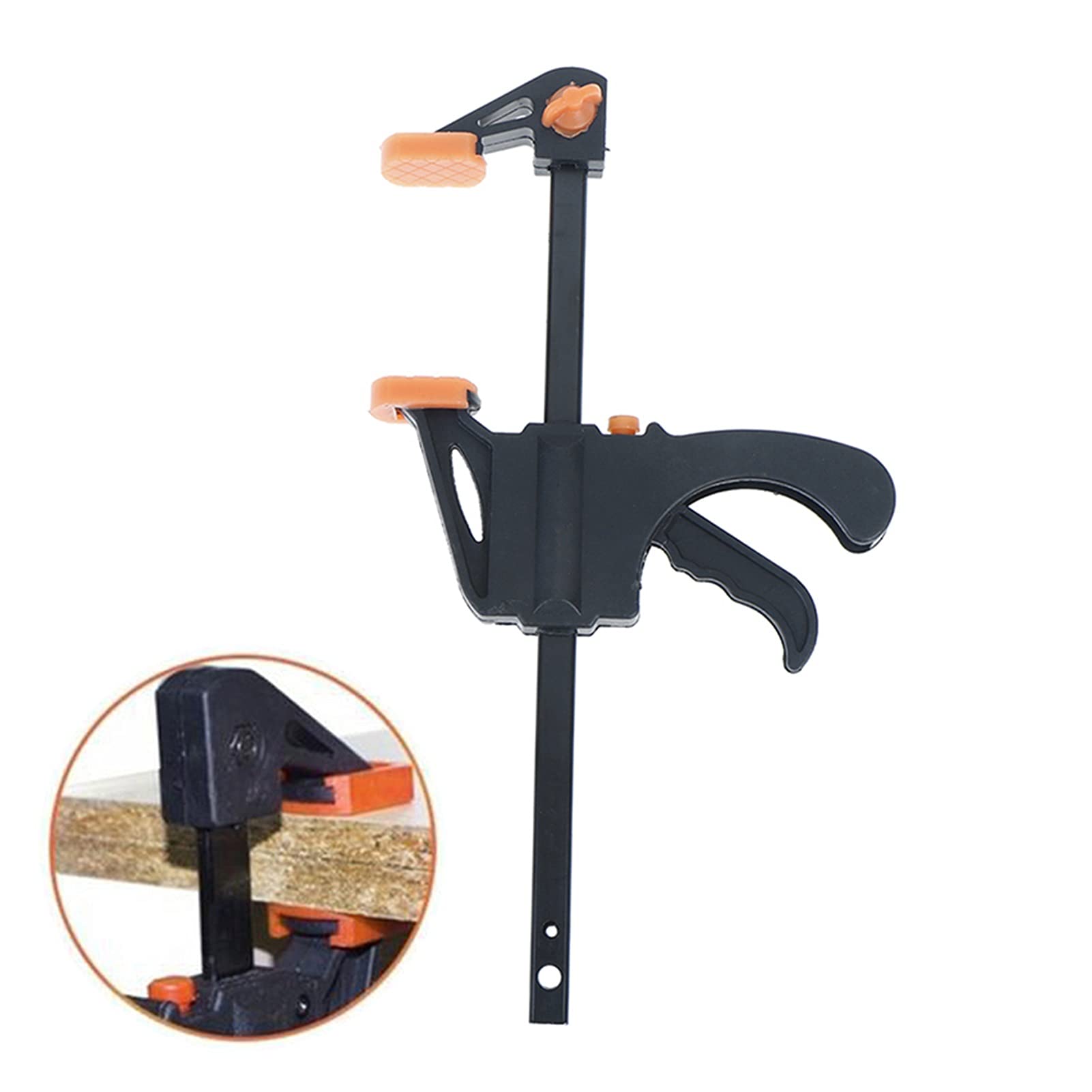 Juego de Abrazaderas de Barra, Abrazaderas de Barra de Trabajo de Madera con liberación rápida de trinquete y Agarre rápido, Kit de Clips para carpintería