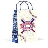 LARZN - Celebrate With an Impression Premium Baseball Party Bags, Treat Bags, New, Gift Bags,Goody B