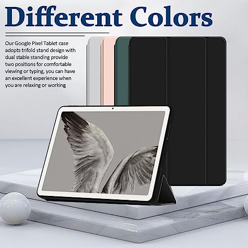 Housse Google Pixel Tablet en cuir élégante pour le bureau
