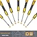 Kingsdun 12Pcs Magnetic Torx Screwdriver Sets with T3 T4 T5 Torx 6 T7 T8 T10 Star Screwdrivers, Stainless Steel Tweezers & Philip Slotted Screwdrivers for Phone/Mac/Camera/Computer Repairing