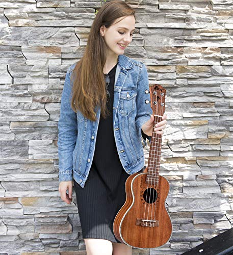 Winzz Ukulélé Concert Meilleure Sélection Wood KOA Ukulélé Trousse d’ukulélé de 23 pouces pour Débutant ou Professionnel… - Les Beatles, Paul McCartney, John Lennon, RIngo Starr, George Harrison Winzz Ukulélé Concert Meilleure Sélection Wood KOA Ukulélé Trousse d'ukulélé de 23 pouces pour Débutant ou Professionnel… – Image 8