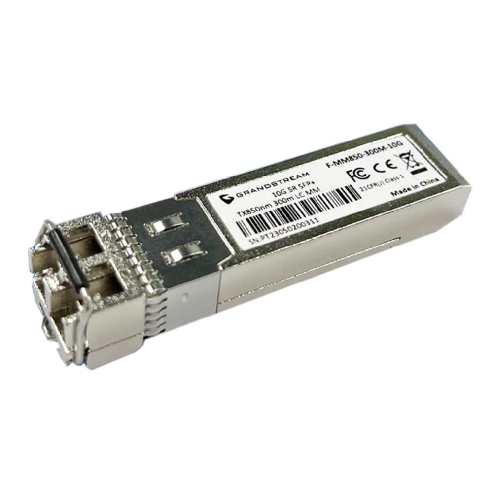 Grandstream Module d'émetteur-récepteur à fibre optique multimode F-MM850-300M-10G 10Gbps