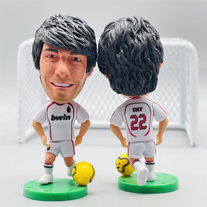 soccerwe Estatuina Kaka - Figura de acción de fútbol, altura 7 cm, nueva