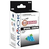garantie complète Armor N°940XL C Cartouche d\'encre Remanufacturée compatible avec Imprimante HP Officejet Pro Cyan