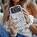DEENAKIN for iPhone 17 Pro Max Case Cute - Wireless Charging Compatible - Dual-Layer Soft Silicone + Hard Shell - Stylish Wildflower Design - Chic Phone Cover for Women - Toile de Jouy