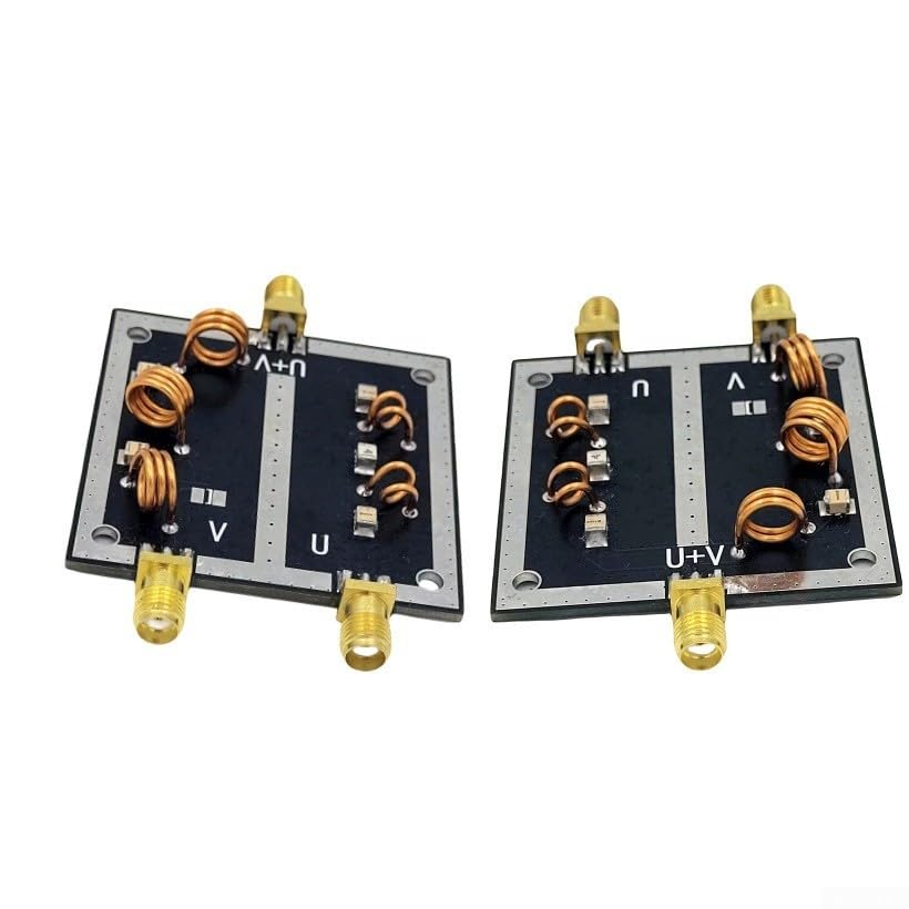 Combinador de doble banda UHF VHF divisor LC filtro de 50 mm para conector SMA Masthead Combiner Transmisión al aire libre