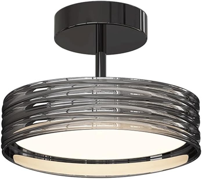Lámpara de techo moderna de cristal para pasillos y cocinas
