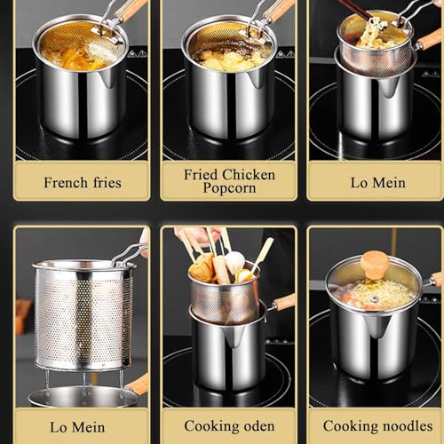 Mini friteuse de camping et cuisine compacte sur de table