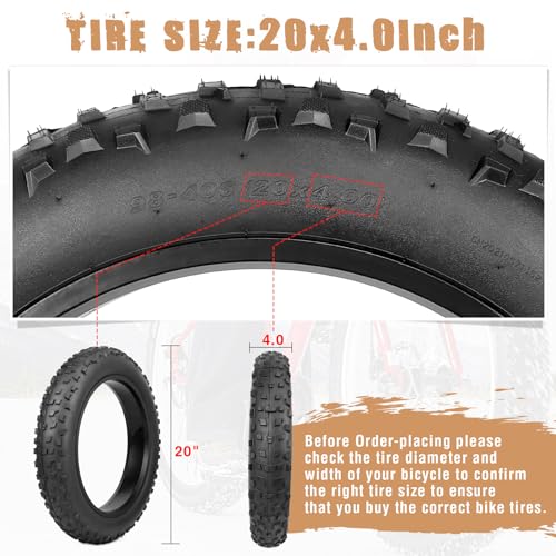 Pneu large 20x4.0 anticrevaison ETRTO 98-406 pour sécuriser vos trajets VTC